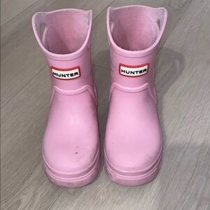 Hunter Blush Pink Waterproof Boots